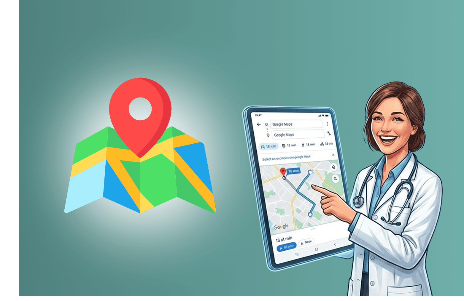 صورة خرائط أهمية Google Maps للأطباء